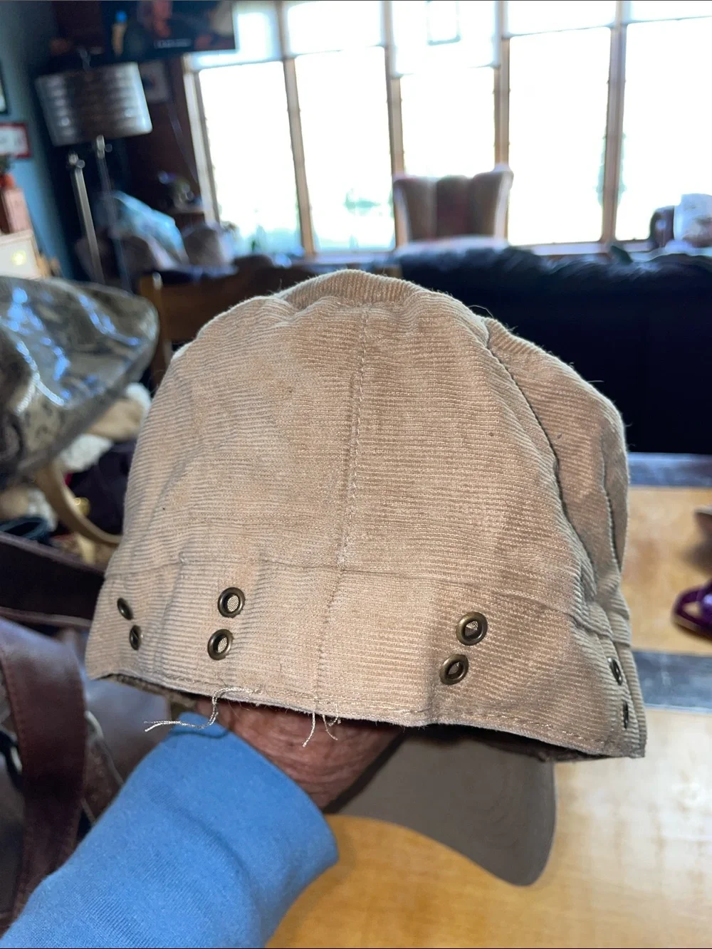 Women’s Casual Cotton Corduroy Tan Cap